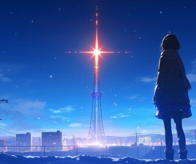 ai generated woman anime night 8750163