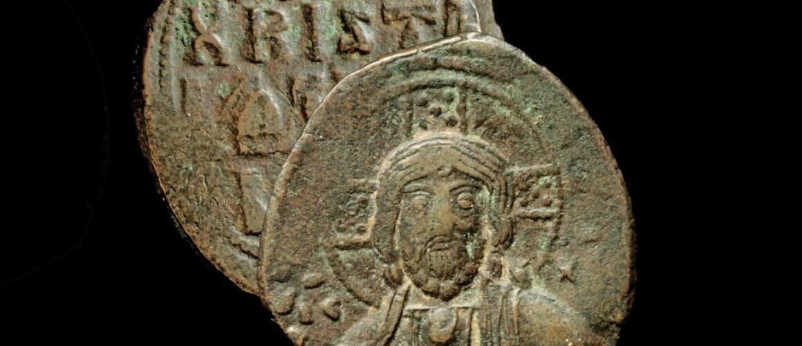 coin christ byzantine jesus 1198378