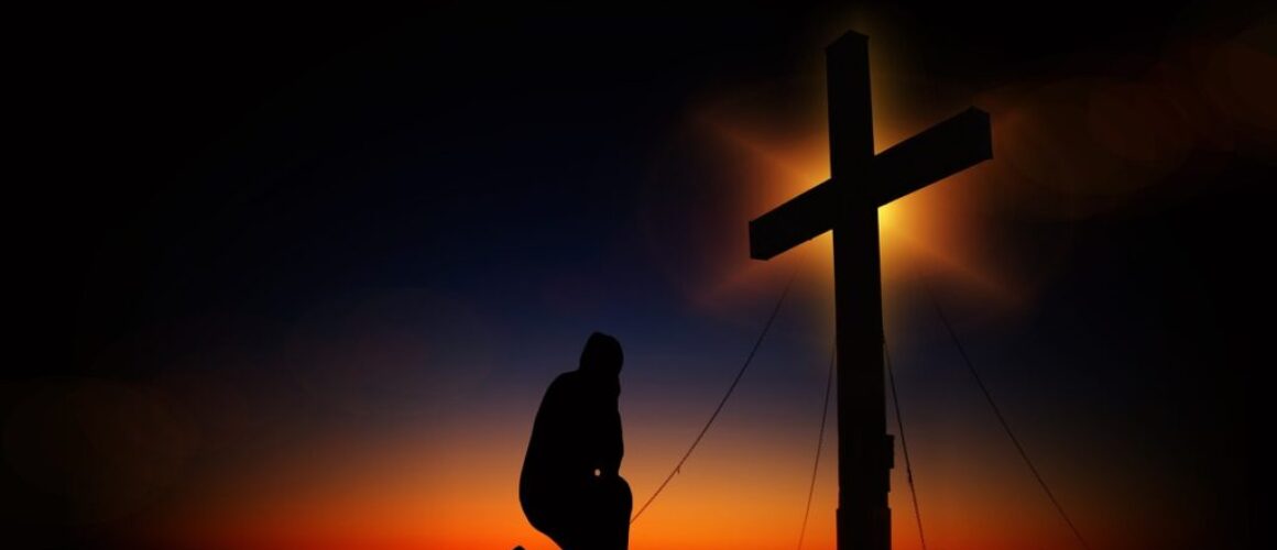 cross sunset humility devotion 1448946