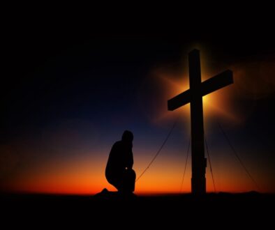 cross sunset humility devotion 1448946